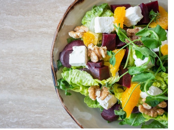 Goat Cheese and Beetroot Salad - Salads